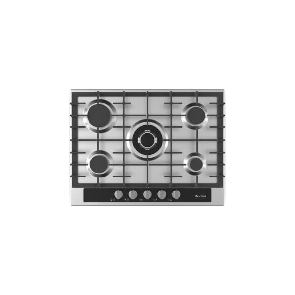 Plaque de Cuisson FOCUS 5 Feux 70 cm - Inox (F.403X) Plaque de Cuisson FOCUS 5 Feux 70 cm - Inox (F.403X)